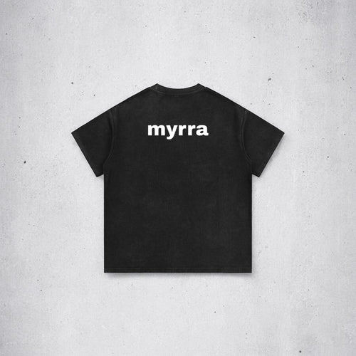 BLACK WAFFLE SHIRT