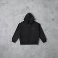 BLACK ZIP UP